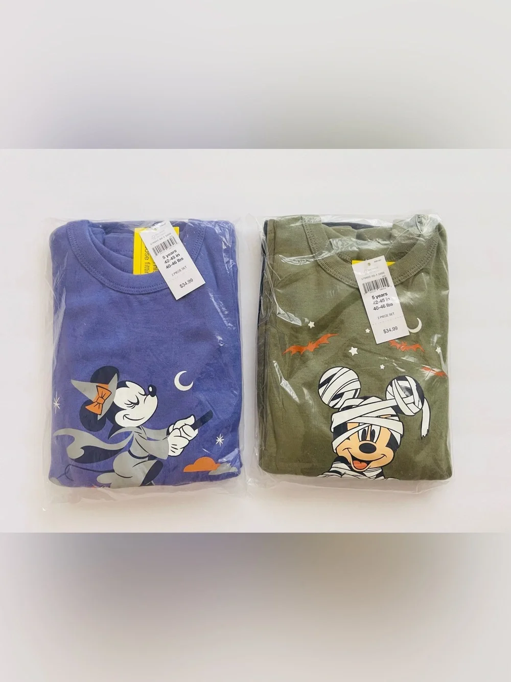 NWT Gap Kids Disney Mickey Minnie Mouse Halloween PJ Set